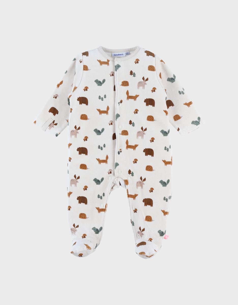 Corduroy fluwelen pyjama, dieren