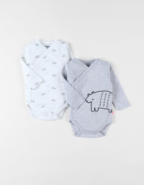 Pack of 2 Bodysuits, Jersey