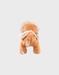 Veloudoux and muslin Babou activity soft toy, caramel
