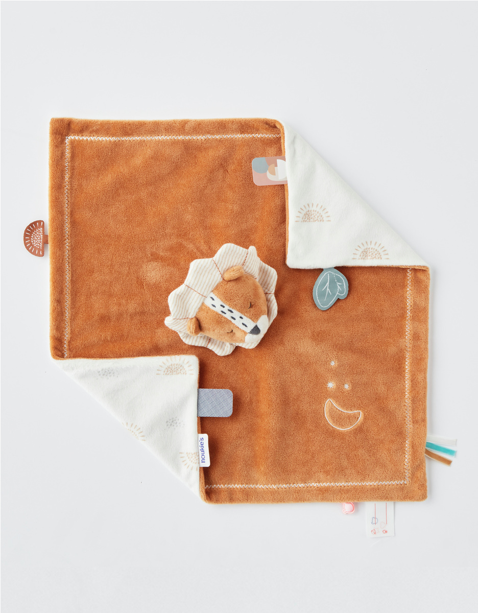 Day & night Babou comforter, caramel/off-white