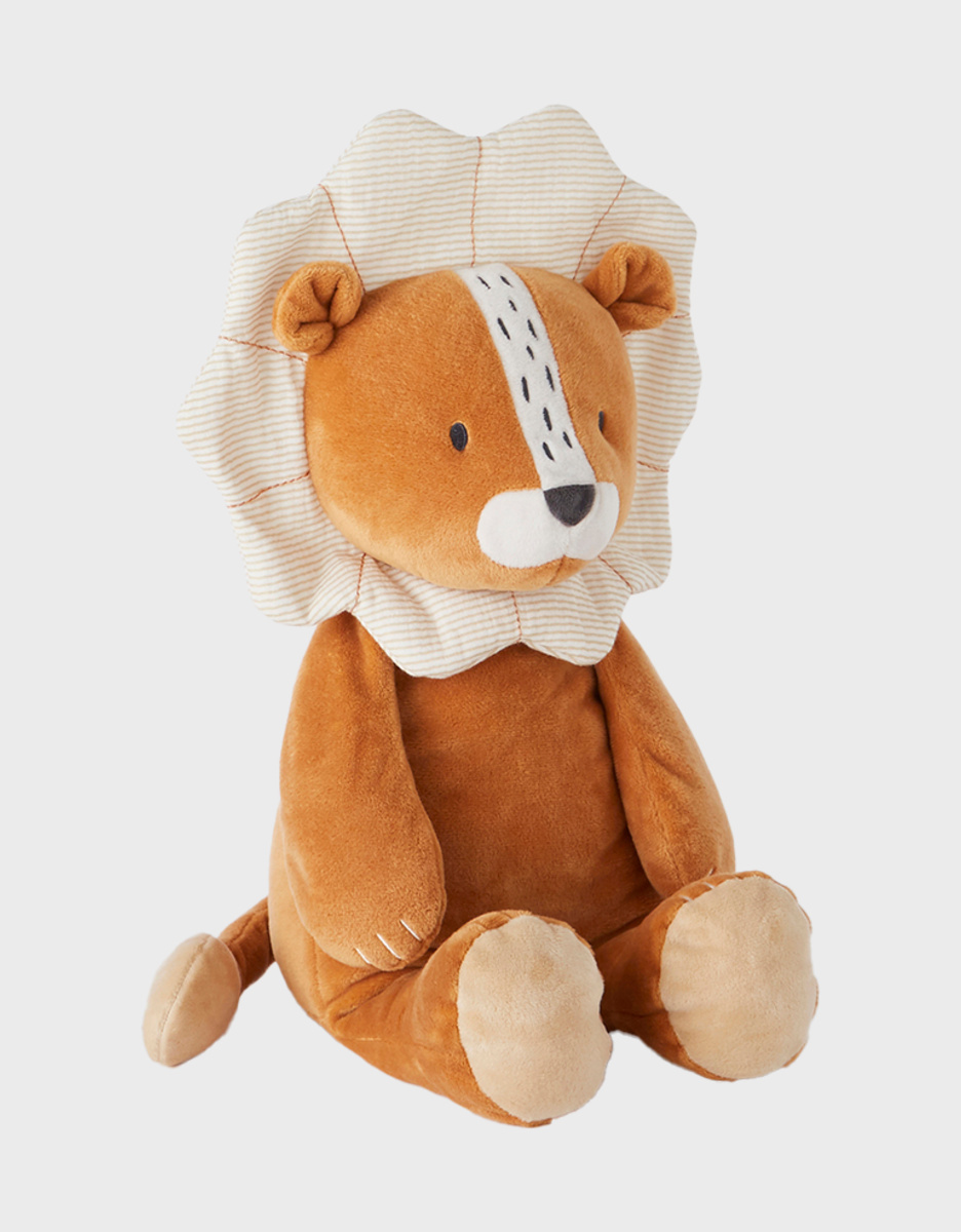 Medium Veloudoux Babou soft toy, caramel