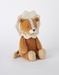 Medium Veloudoux Babou knuffel, karamelkleur