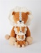 Medium Veloudoux Babou knuffel, karamelkleur