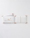 Veloudoux Babou bed bumper, off-white/light grey