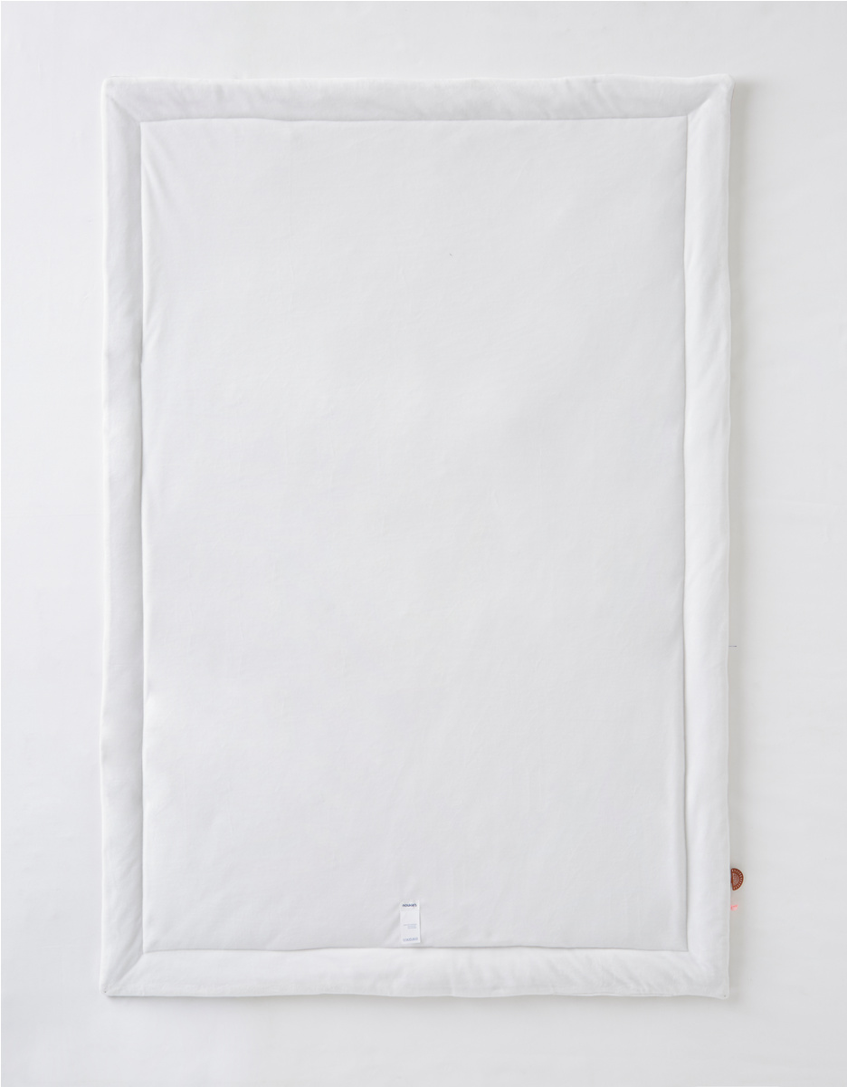 Couverture Kendi 100 x 140 cm en Veloudoux, gris clair