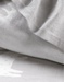 Couverture 75 x 100 cm en tricot, gris clair