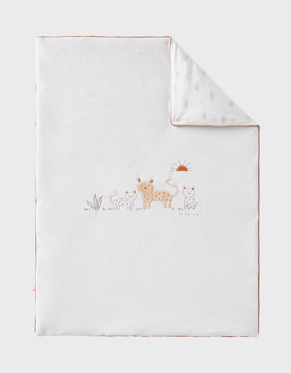 Veloudoux Babou 75 x 100 cm deken, ecru