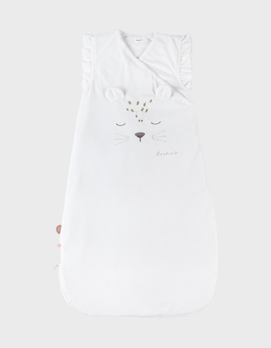 Gigoteuse 100 cm Kendi en Veloudoux, écru