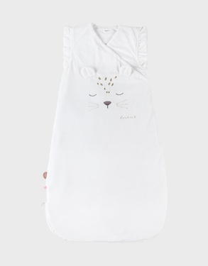 Gigoteuse 100 cm Kendi en Veloudoux, écru