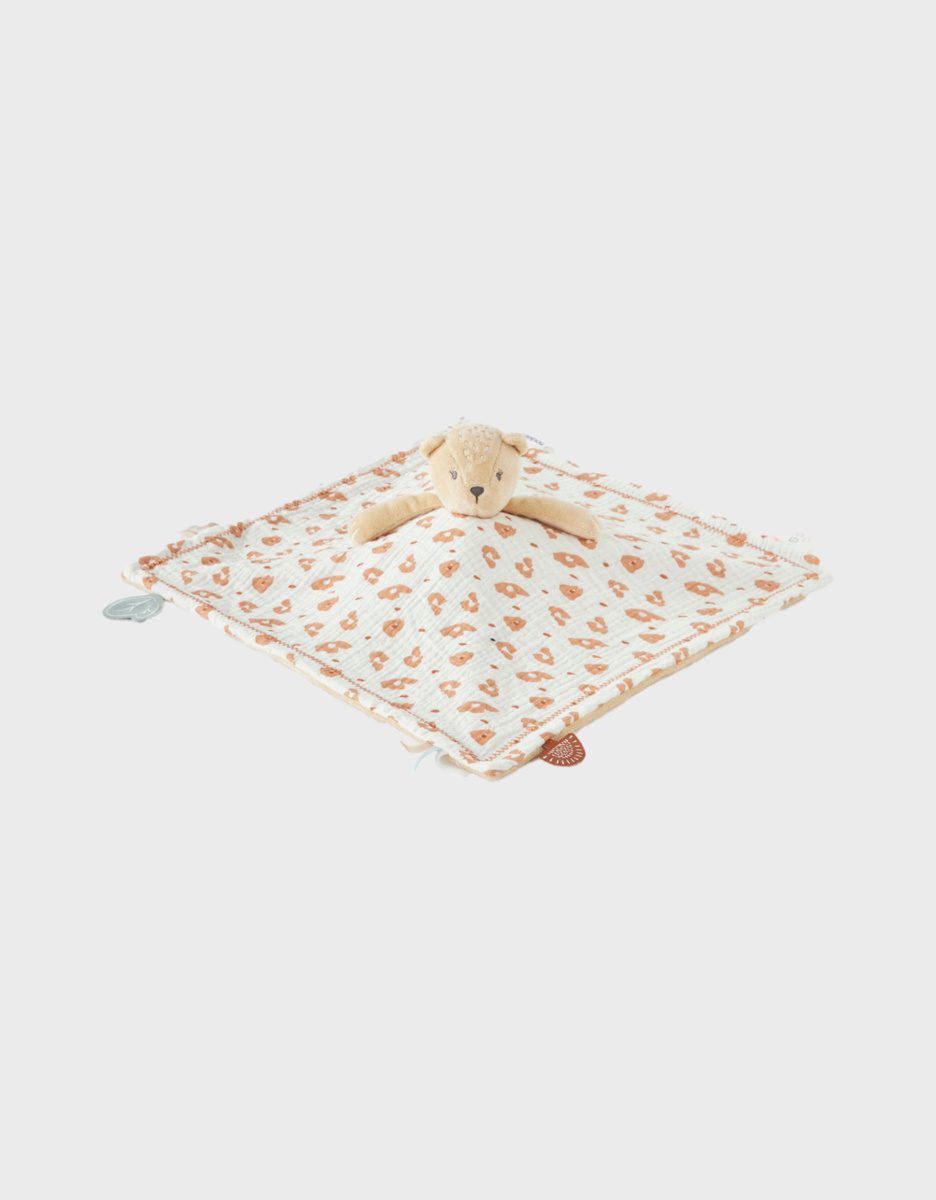 Dag & nacht Kendi knuffeldoekje, beige/ecru