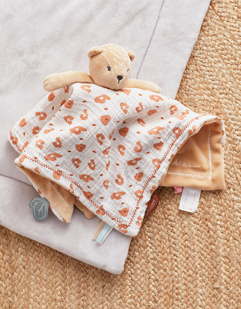 Doudou jour & nuit Kendi, beige/écru