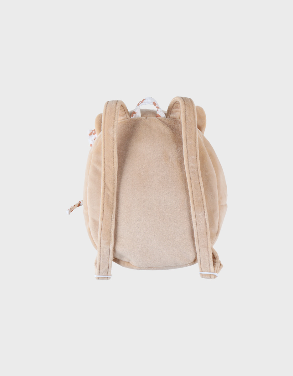 Sac à dos Kendi en Veloudoux, beige