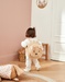 Sac à dos Kendi en Veloudoux, beige