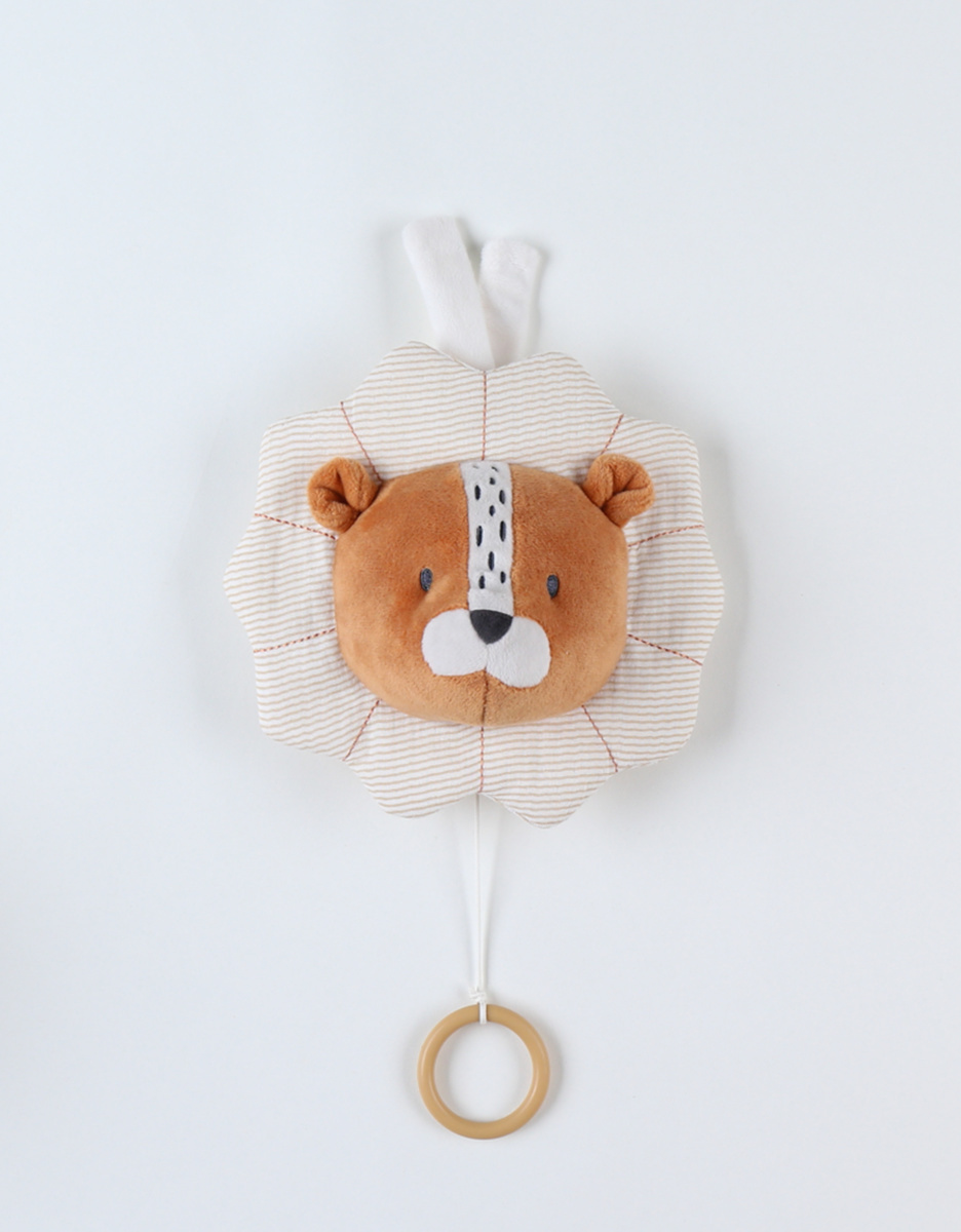 Peluche musicale Babou en Veloudoux, caramel