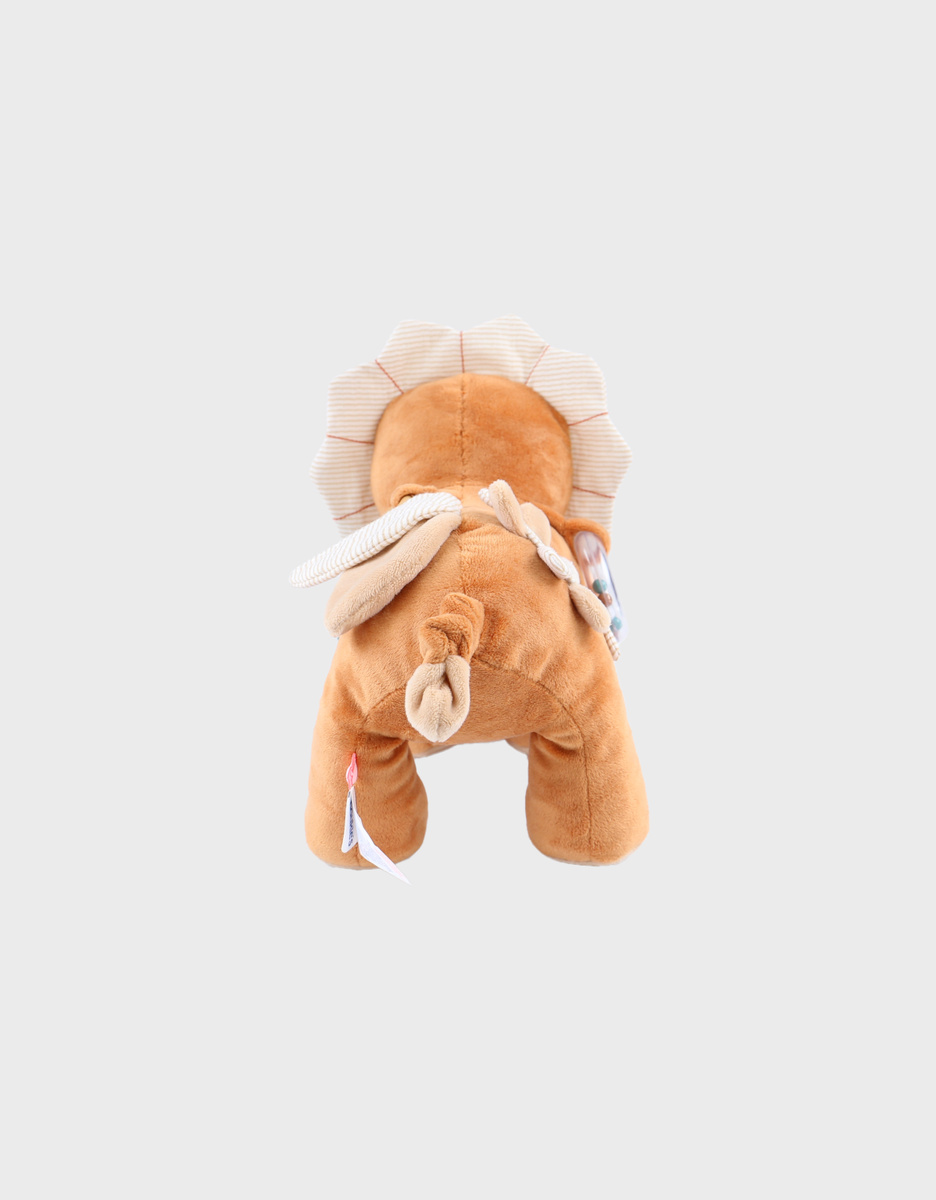 Peluche d'activités Babou en Veloudoux et mousseline, caramel