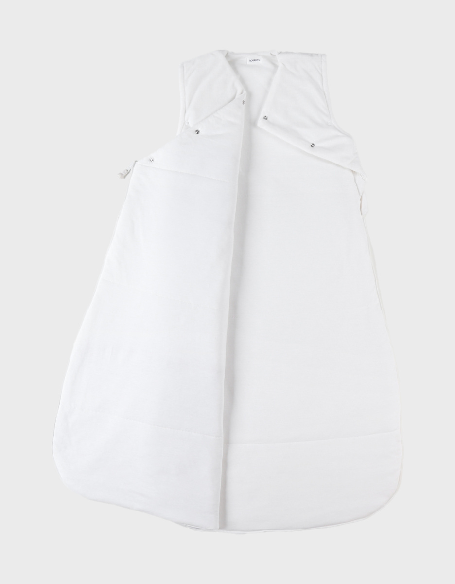 Veloudoux Babou 100 cm slaapzak, ecru/lichtgrijs