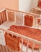 Jersey 100 cm sleeping bag with sun print, caramel