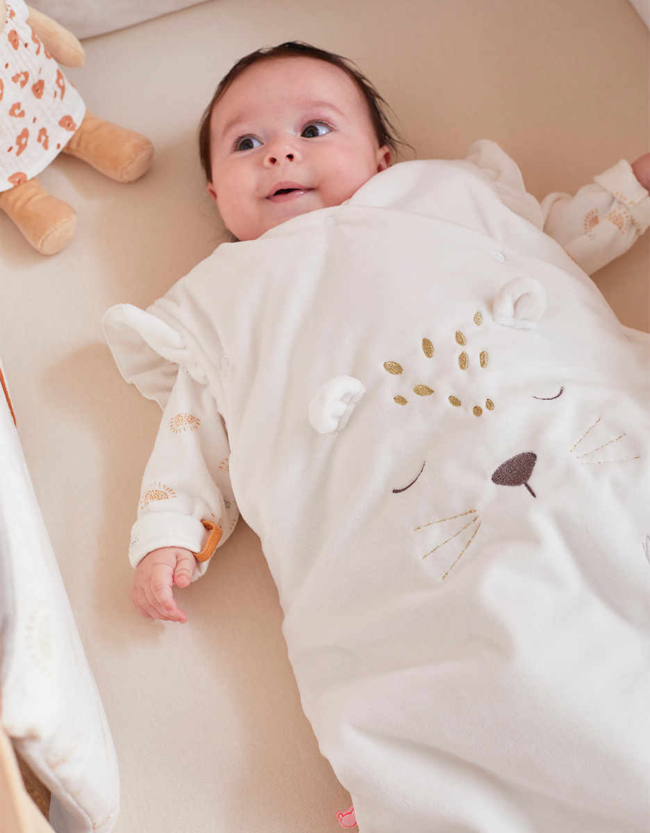 Veloudoux Kendi 100 cm sleeping bag, off-white