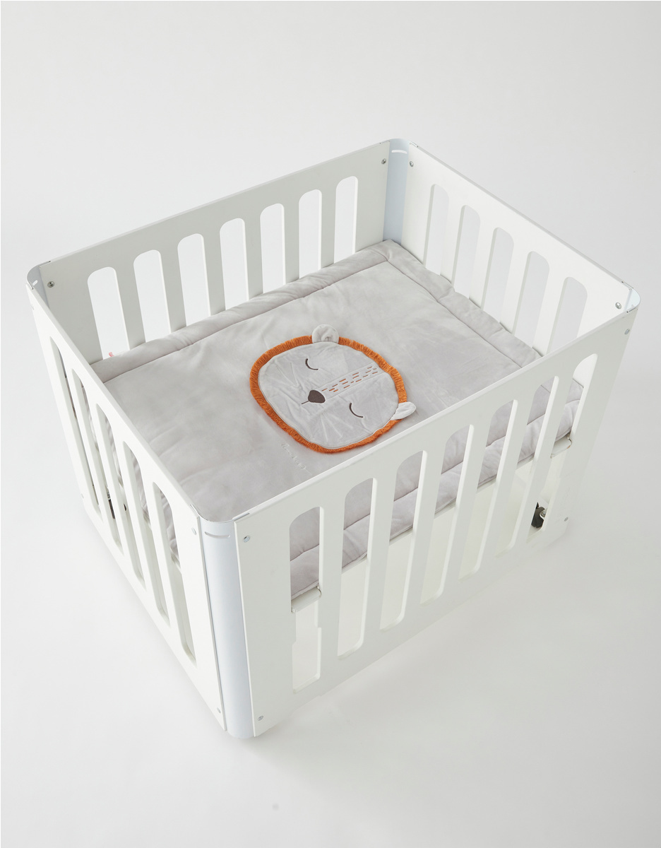 Veloudoux 75 x 95 cm speel- en parktapijt, lichtgrijs