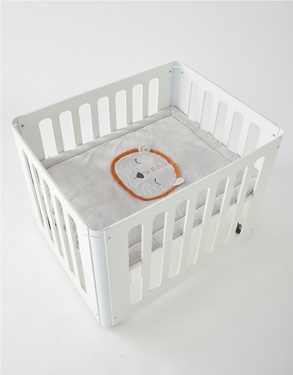 Veloudoux 75 x 95 cm speel- en parktapijt, lichtgrijs