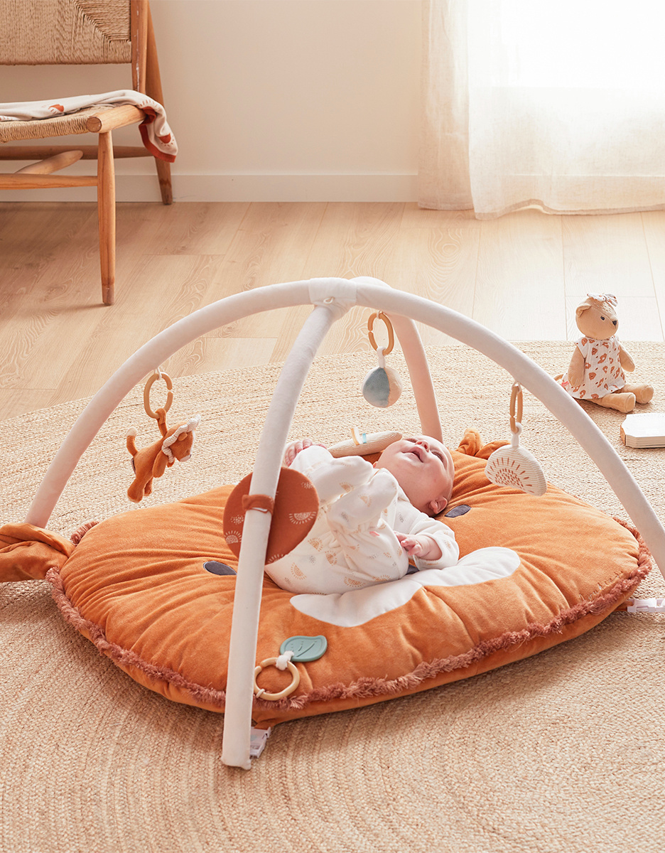 Tapis d'éveil Babou en Veloudoux, caramel
