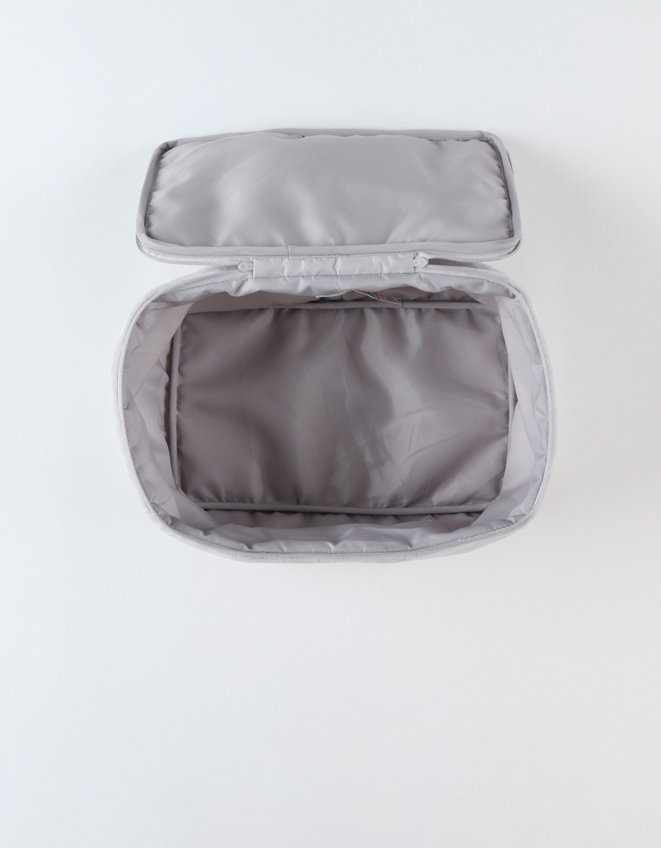 Veloudoux toiletry bag, light grey