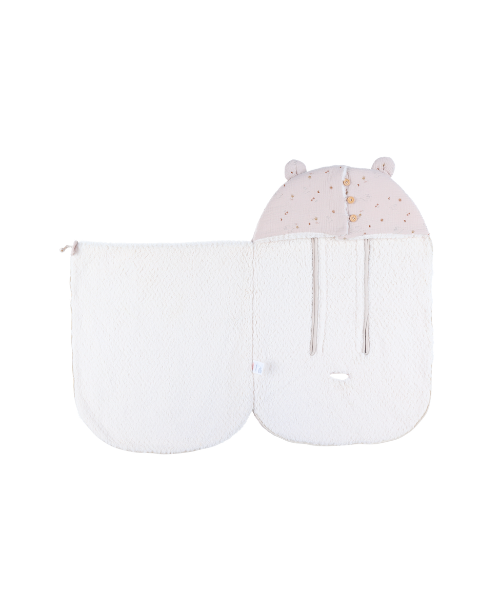 Angel nest, Muslin & Sherpa