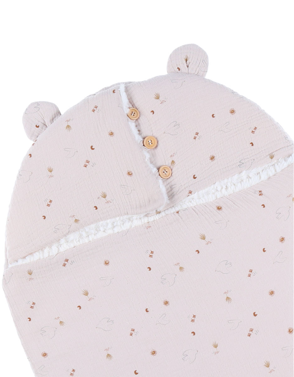 Angel nest, Muslin & Sherpa