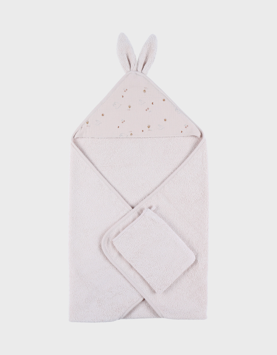Bath cape, terry - Moka
