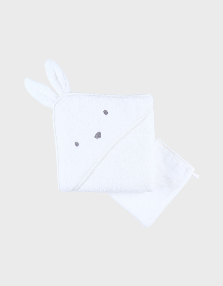 Bath cape, terry - Snow