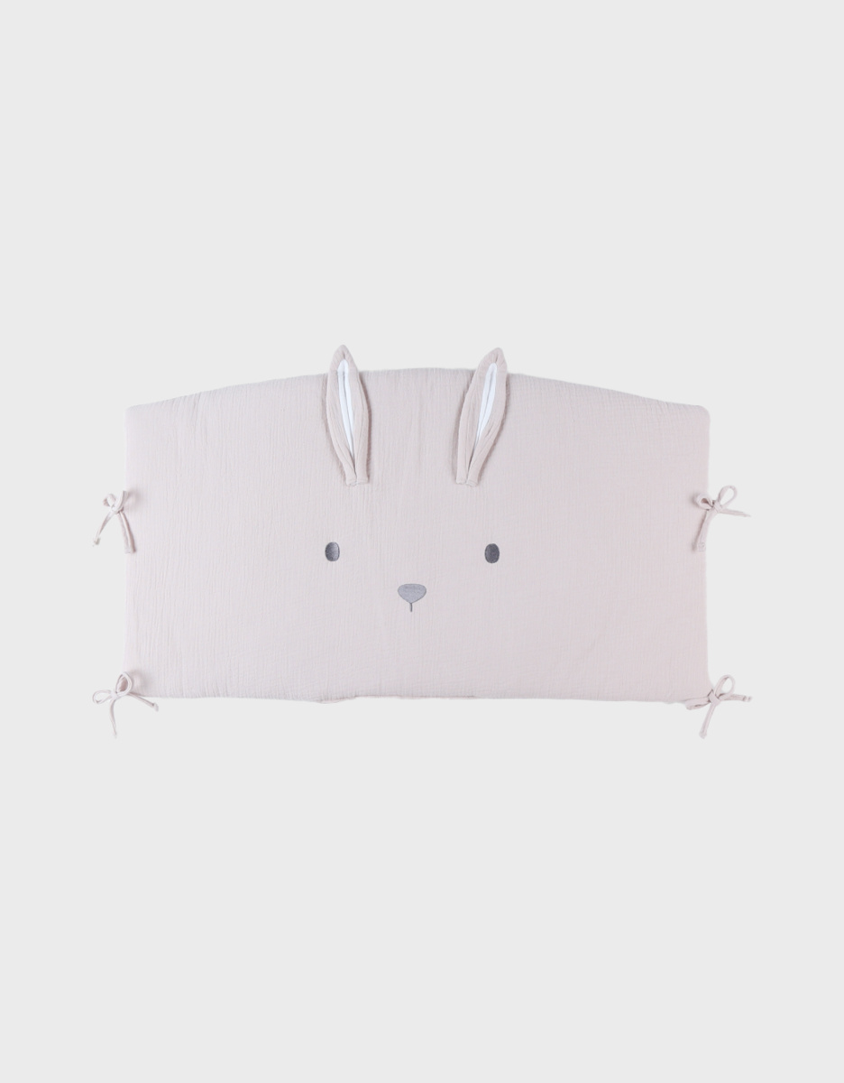 Bedomrander en spijlenbeschermer, mousseline de coton