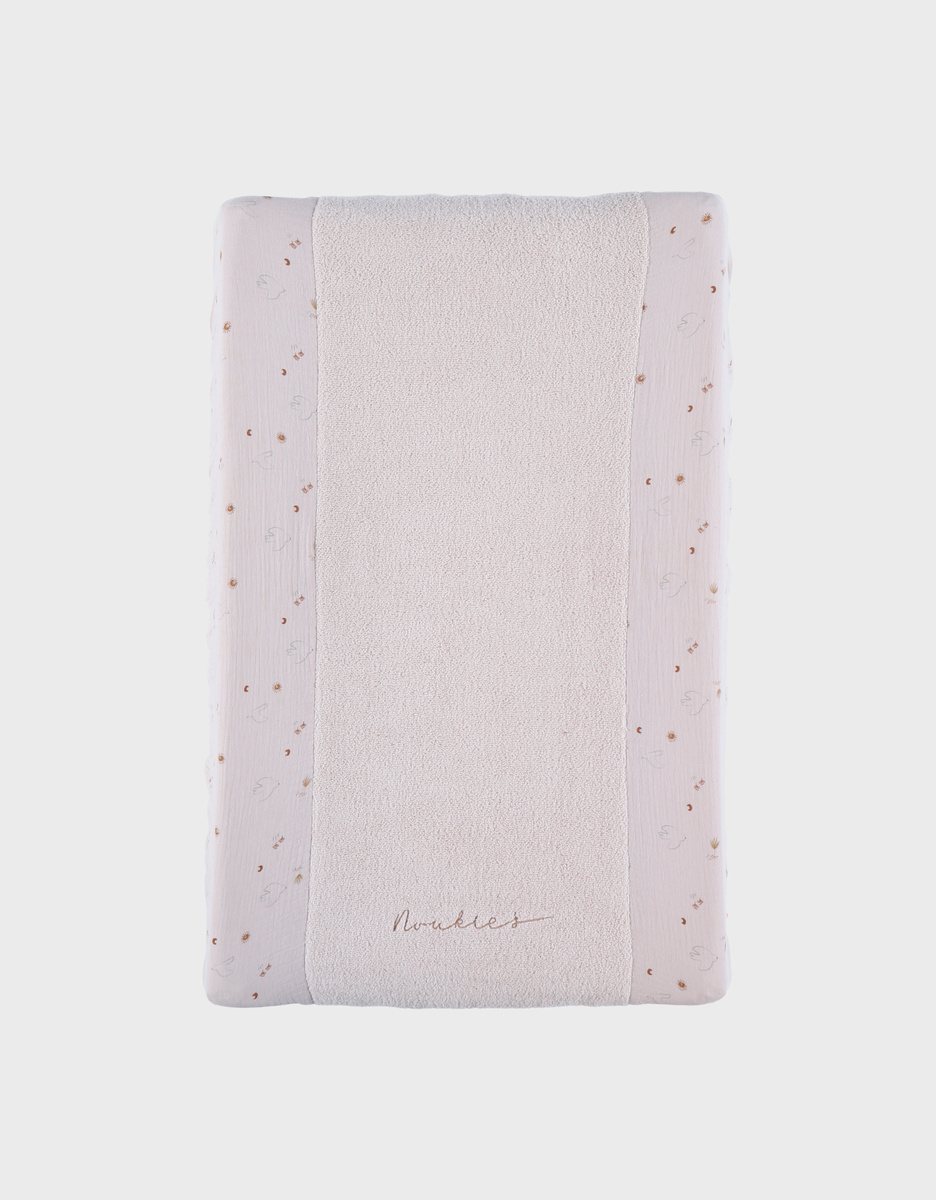 Matelas à langer avec housse éponge et mousseline