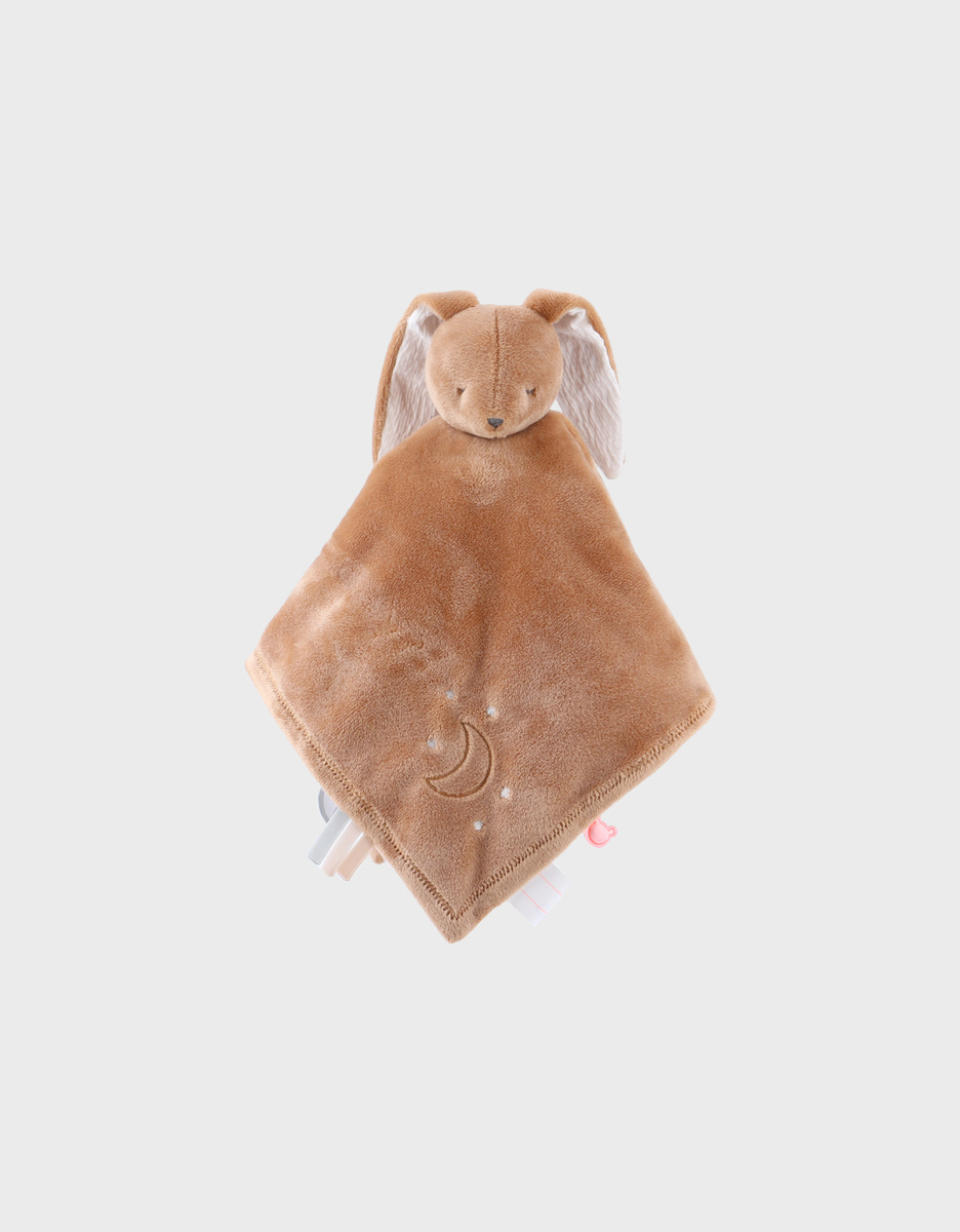 Doudou lapin réversible Moka