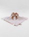 Doudou lapin réversible Moka