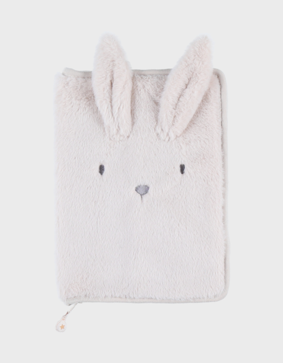 Health book cover, faux fur - Moka