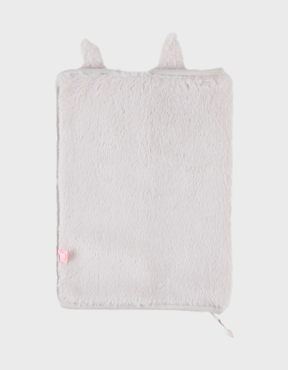 Health book cover, faux fur - Moka