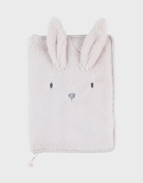 Health book cover, faux fur - Moka