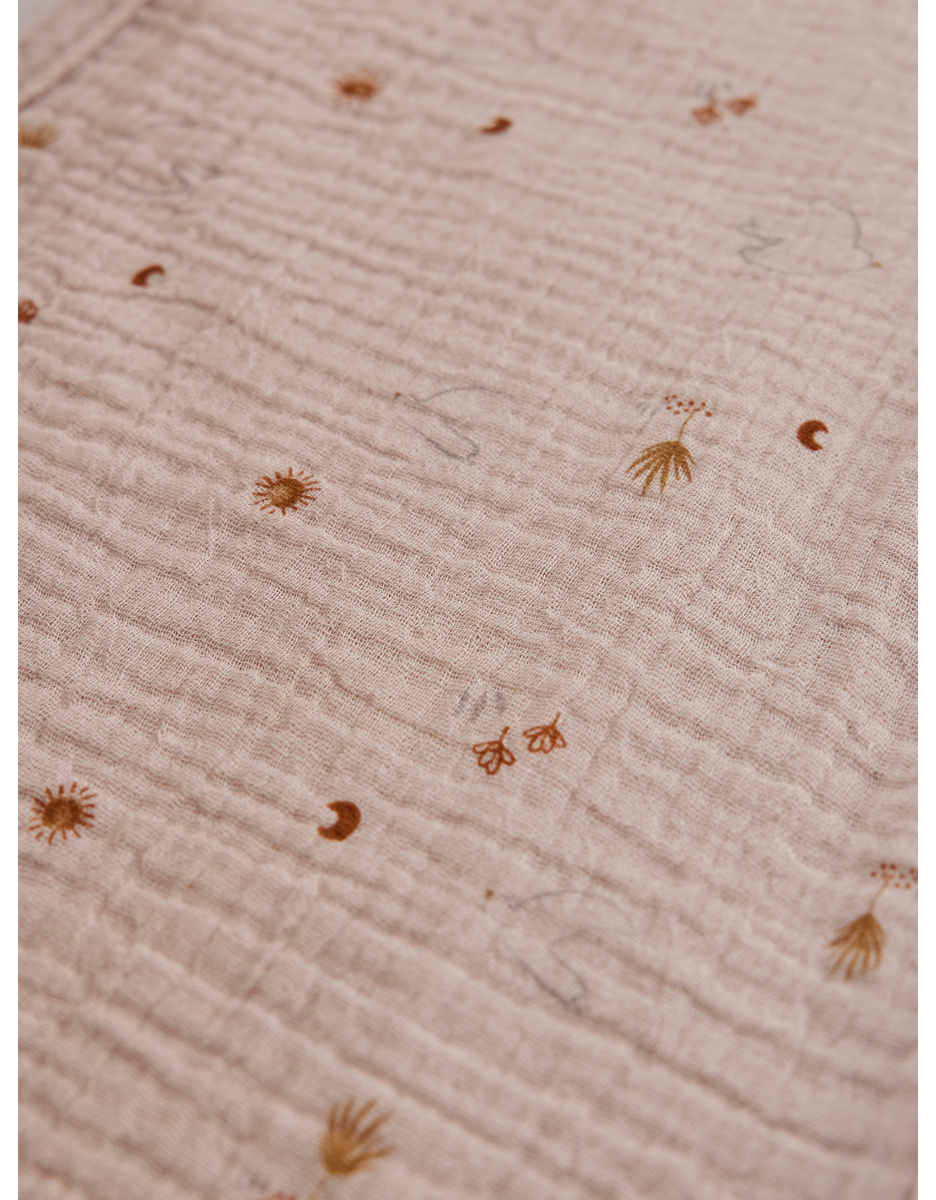 Lot de 3 langes 70x70cm, mousseline