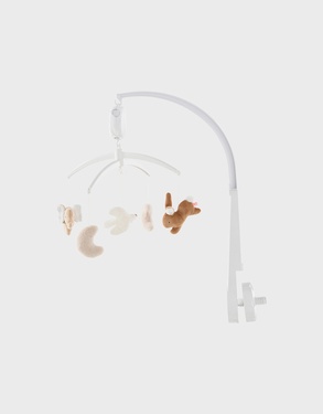 Mobile musical, bras plastique