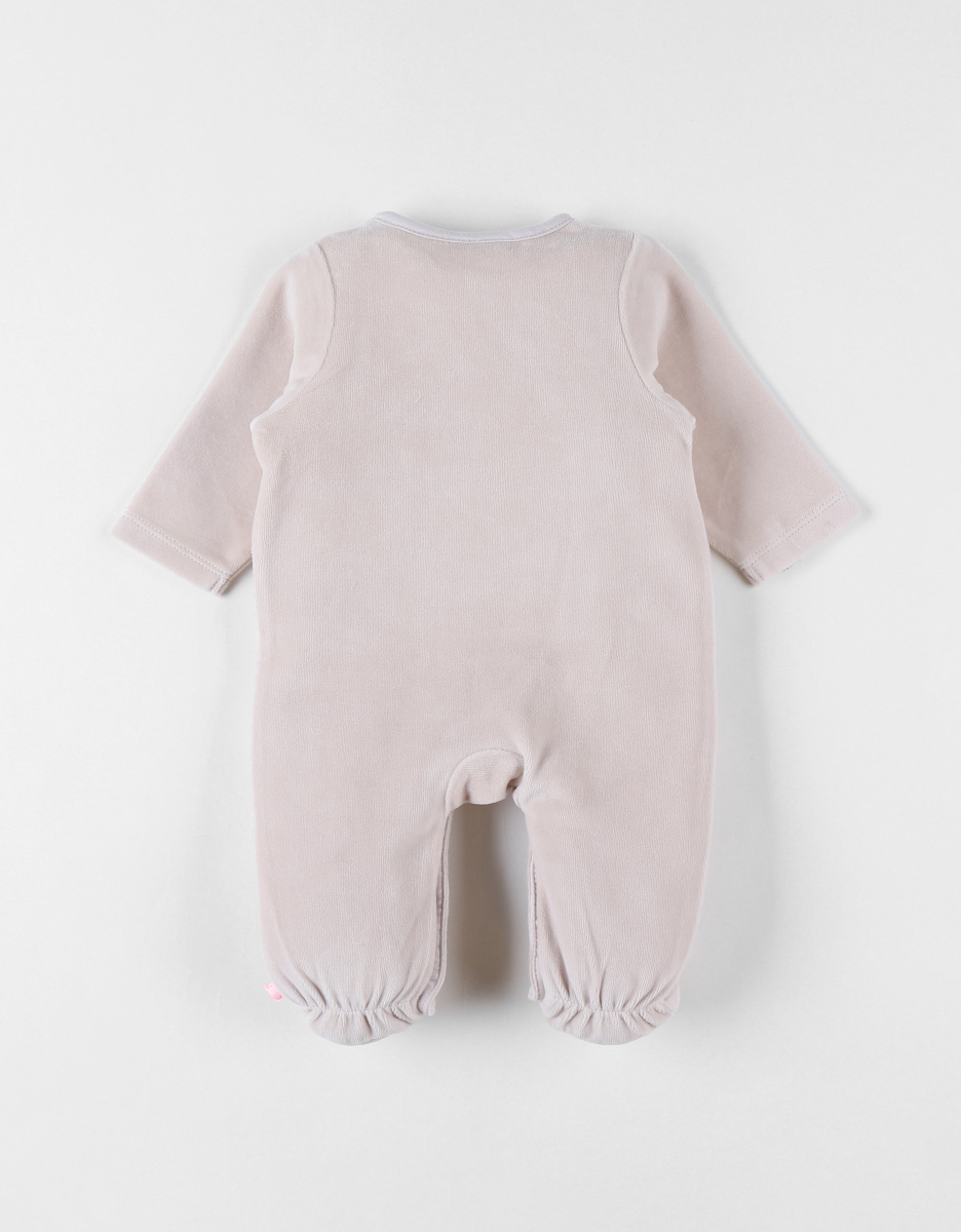 Pyjama uit fluweel, beige - Bali 