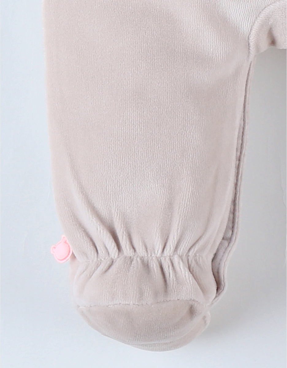 Pyjama in velours, beige - Bali