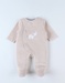 Pyjama in velours, beige - Bali