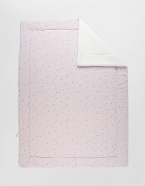 Quilt 100X140cm, Muslin & Sherpa 