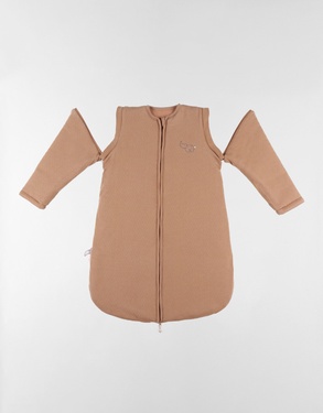 Sac de couchage manches amovibles 1-6m - Jersey pointelle 