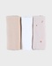 Set of 3 swaddles 70x70cm, muslin