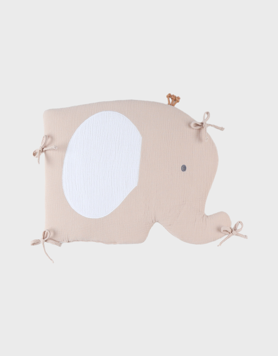 Tour de lit et protège barreaux, mousseline de coton