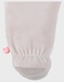 Beige velours pyjama met geborduurde leeuw
