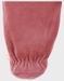 Baby pyjama van fuchsia velours met slakje
