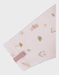 Roze velours pyjama met ruches
