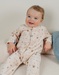 Babypyjama met junglemotief in fluweel

